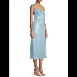 NWT Shimmering Halter Dress
